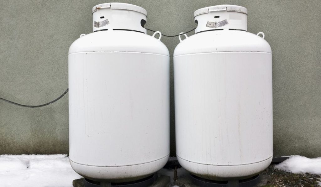 Two Home Propane Tanks