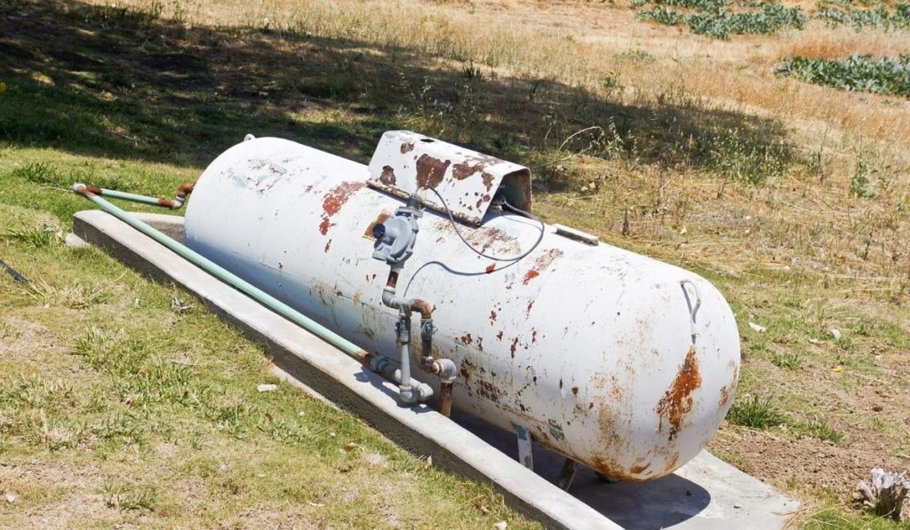 Old Propane Tank