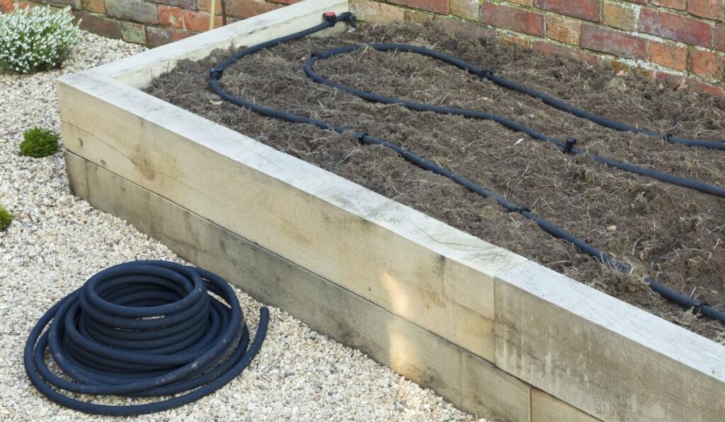 Installing water irrigation in UK garden
